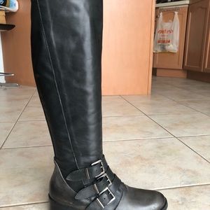 Italian made leather riding boots